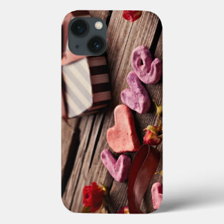 Palavra Amor com Presente de Dia de os namorados e