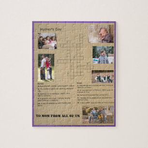 Palavra Cruzada Personalizável - Quebra-cabeça de 