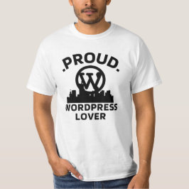 PalavraPress Lover Camiseta Branca Para Homens