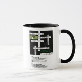Palavras cruzadas para a caneca dos fan de futebol