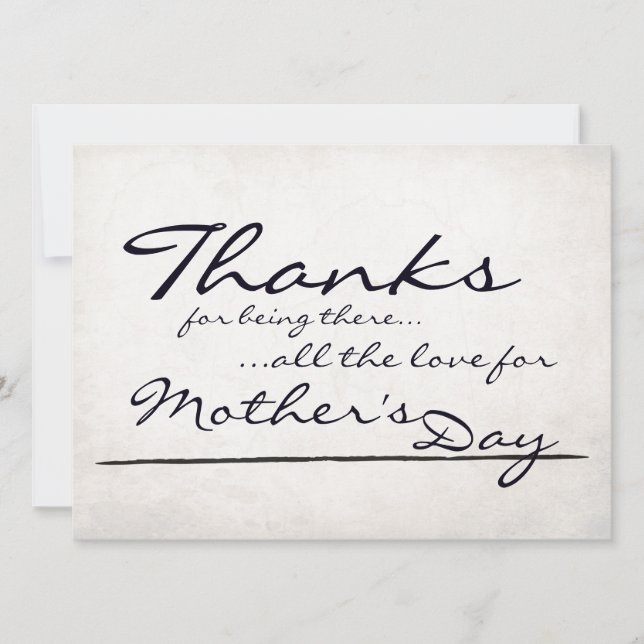 Palavras de Amor para o Dia das Mães com Gratidão (Frente)