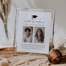 Palavras de Graduação Conjunta de Sabedoria Poster