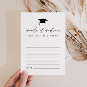 Palavras de Graduação Conjuntas de Cartões Sabedor