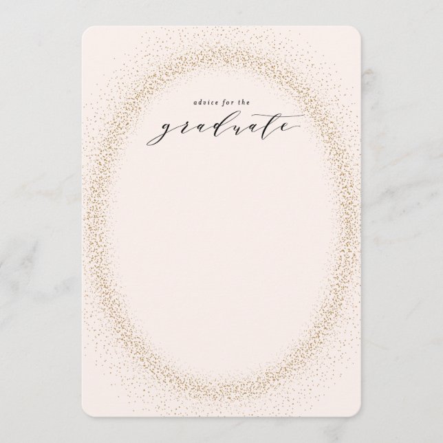 Palavras de Graduação em Espírito de Cartões de Co (Frente)