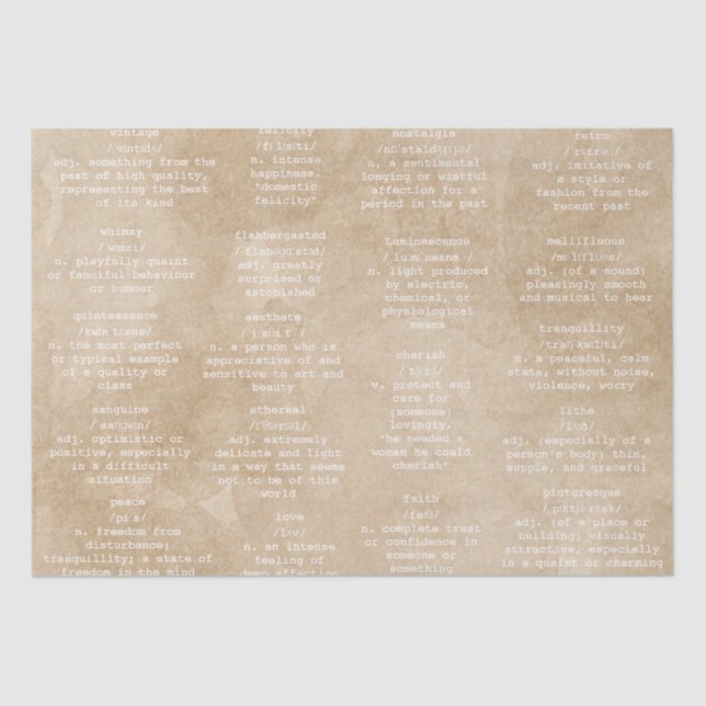 Palavras de Máquina de Digitalização Papel Kraft a (Frente )