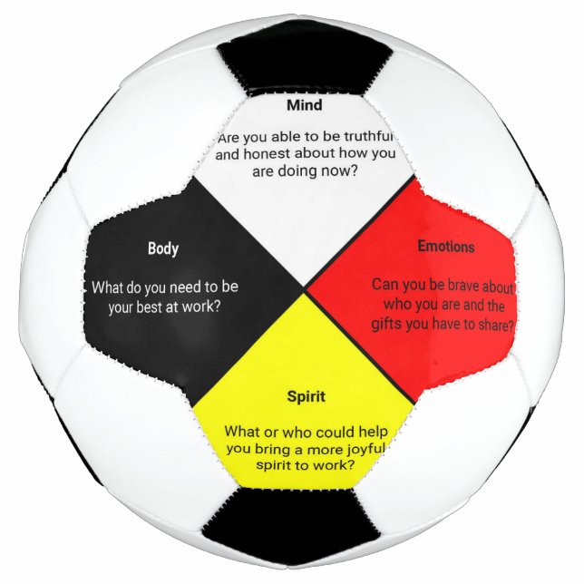 Palavras de roda médica bola de futebol (Frente)
