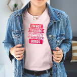 Palavras Engraçadas Sobre T-Shirt Cigano Rosa<br><div class="desc">Engraçada Camiseta de ginástica em letras cor-de-rosa e branca que diz que não estou a jurar,  estou a usar as minhas palavras de exercício. Esta citação engraçada é certamente um sorriso e um comentário. Camisa divertida para correr,  andar e outros exercícios.</div>