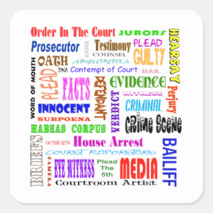 Palavras Legais Autocolantes