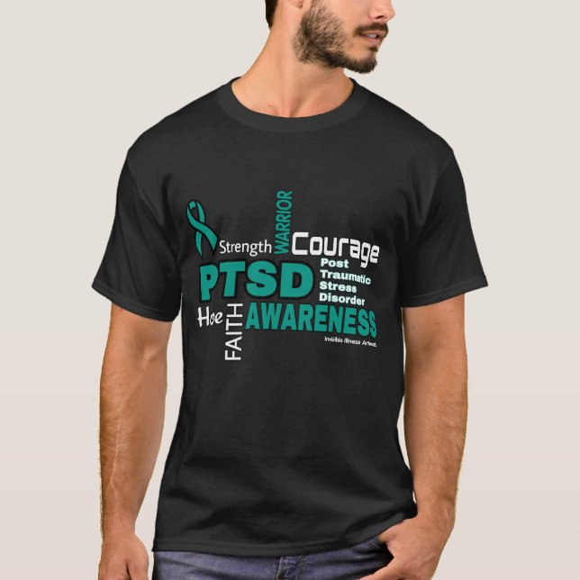 Palavras...PTSD T-Shirt (Frente)