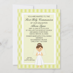 Pale Amarelo - Primeiro Convite para Menina Comuni