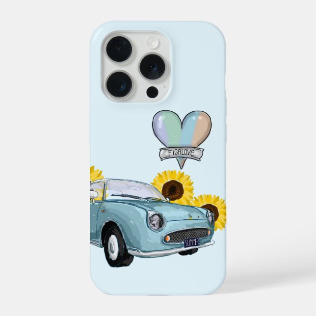 Pale Aqua Figaro phone case - telefoonhoesje (Verso)