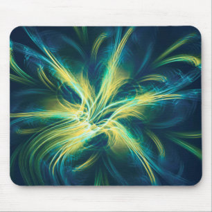 Paleta Azul Fractal do Mousepad