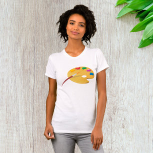 Paleta de pintores Womens T-Shirt