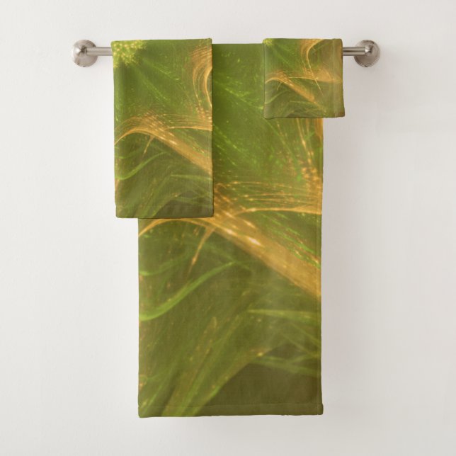 Paleta Verde Fractal de Toalhas (Insitu)