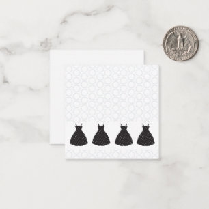 Palhaço de Bridesmaid, Cartão de Nota de Padrão