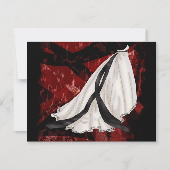Palhaço de Casamento Negro e Branco (Frente)