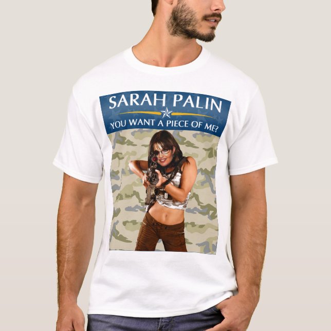 Palin 2012 - Você quer uma parte de mim? T-shirt (Frente)