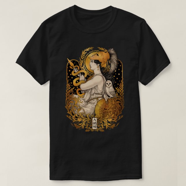 PALLAS ATHENA Ajustado T-Shirt relaxada (Frente do Design)
