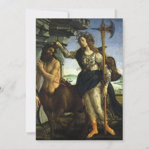 Pallas e o Centauro por Sandro Botticelli