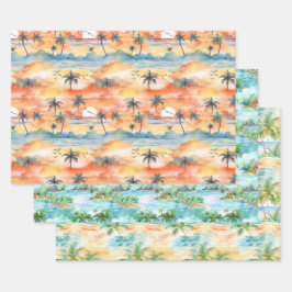 Palm Beach embrulhando papel