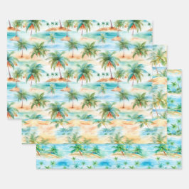 Palm Beach embrulhando papel