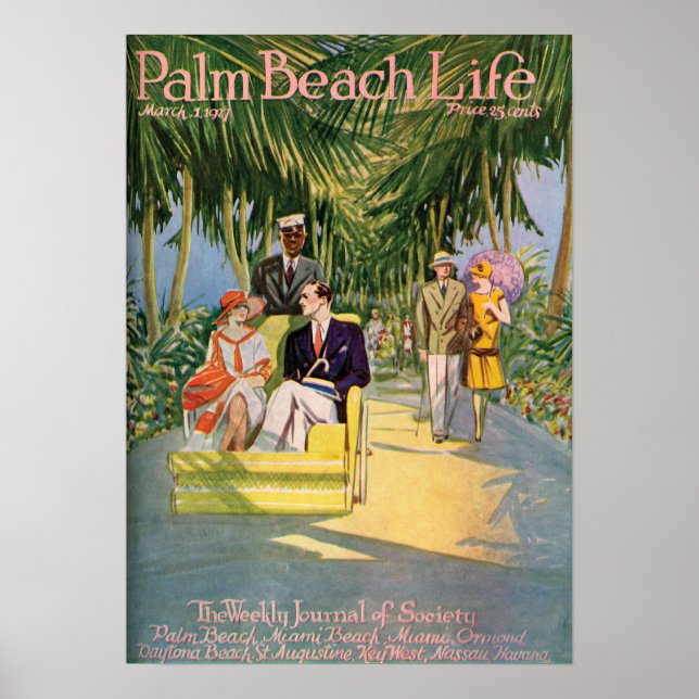 Palm Beach Life #10 impressão (Frente)