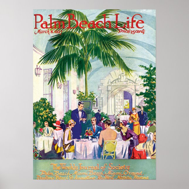 Palm Beach Life #16 impressão (Frente)