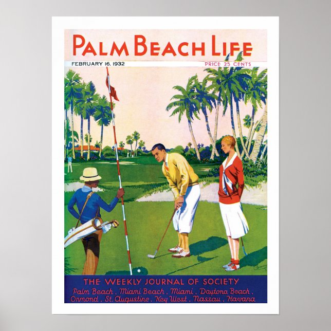 Palm Beach Life #5 impressão (Frente)