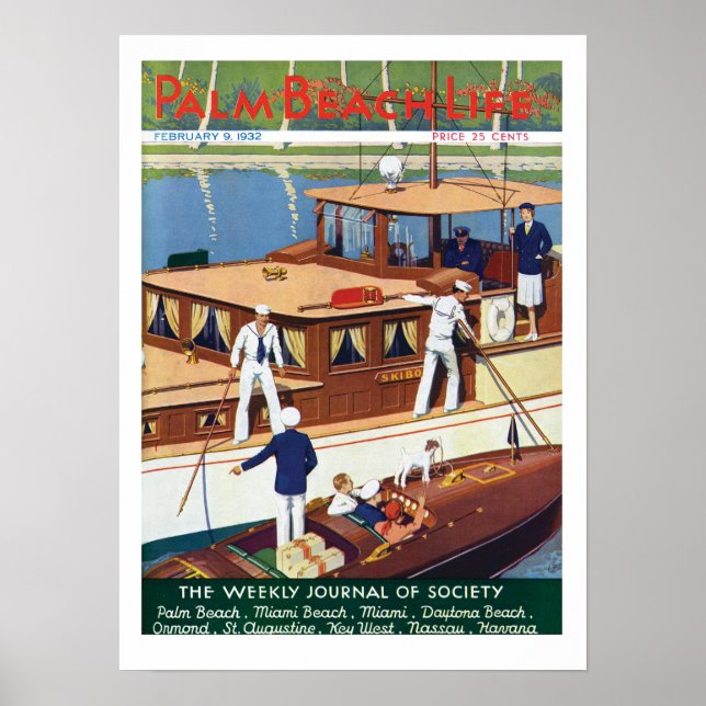 Palm Beach Life #6 impressão (Frente)
