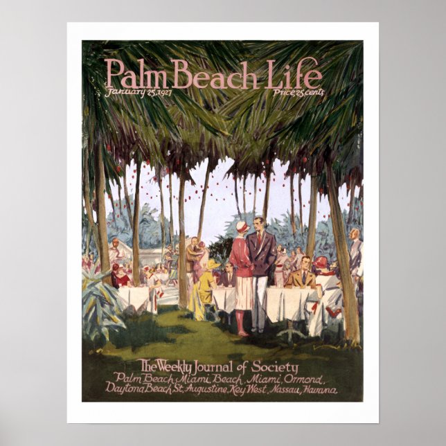 Palm Beach Life #7 impressão (Frente)