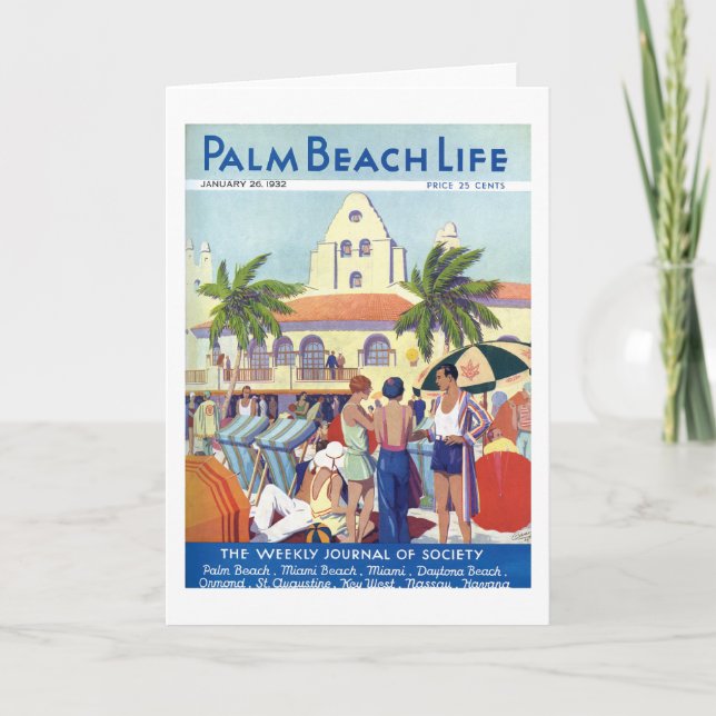 Palm Beach Life #8 cartão de nota (Frente)