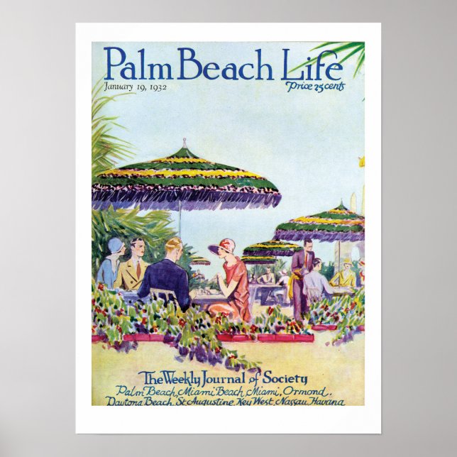 Palm Beach Life #9 impressão (Frente)