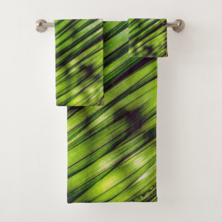 Palm Frond, Pine Agulha e Shadows Toalha