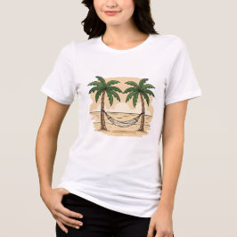 Palm Paradise – Beach Hammock Vibes T-Shirt