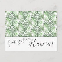 Palm Sai Nós Movemos Cartões Postes No Havaí