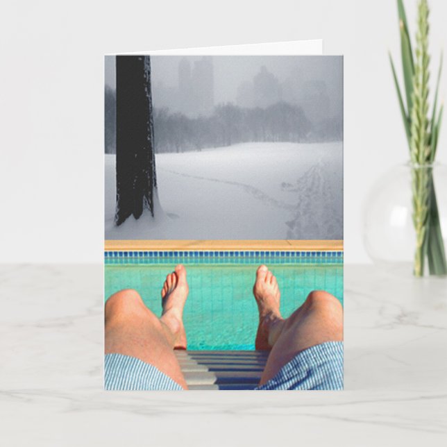 Palm Springs, cartão do feriado de New York (Frente)