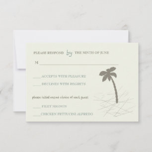 Palm tree - placas rsvp