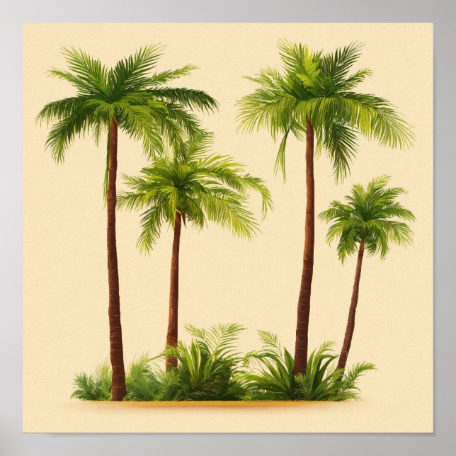palm tree posters (Frente)