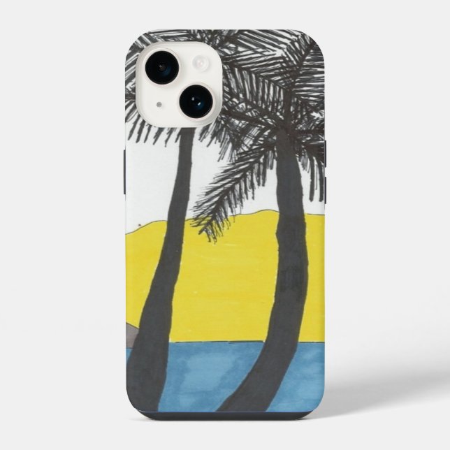 Palm Tree Sunrise (Verso)