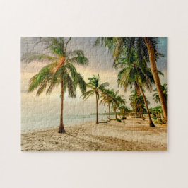 Palm Trees de Praia Quebra-cabeça