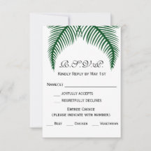 Palm Tropical deixa RSVP