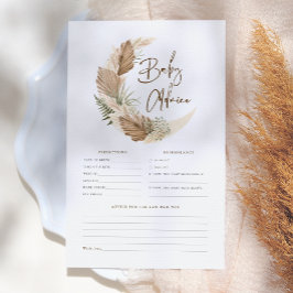 Palma de Lua e Pampas Previsão de Bebês e Jogo de 