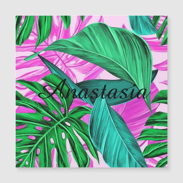 Palma tropical legal, surpreendente e fluorescente (Frente)