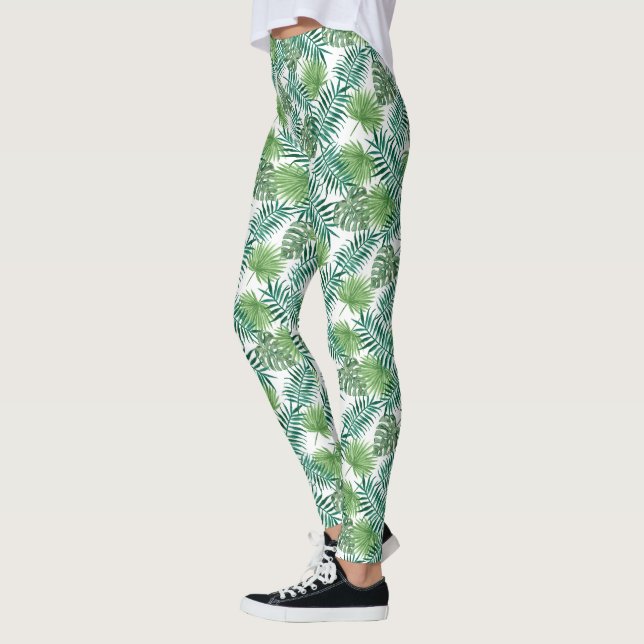 Palma Verde Deixa Leggings (Esquerda)