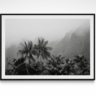 Palmas de Vintagem Tropicais Impressão de Fotograf
