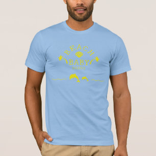 Palmas & Golfinhos Camisa Amarela do Papai Bebê da