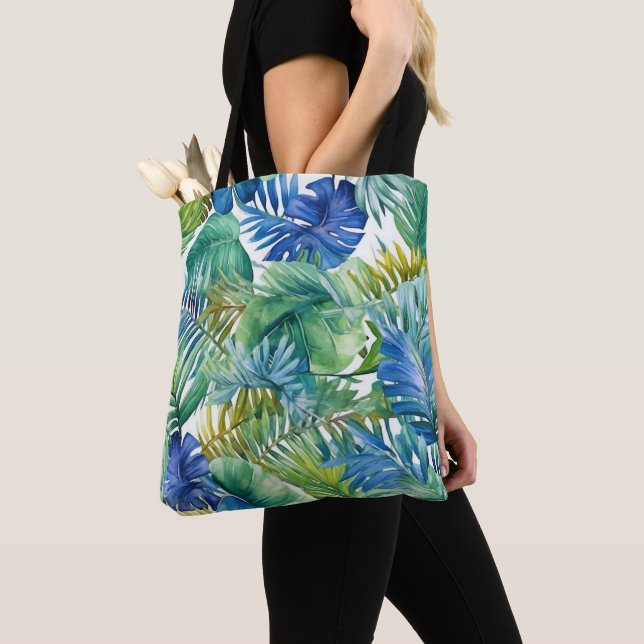Palmas Tropicais de Tote Bag (Close Up)