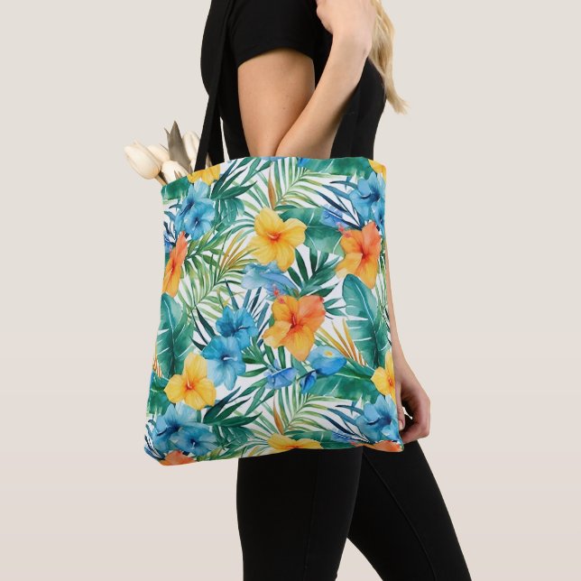 Palmas Tropicais de Tote Bag (Close Up)