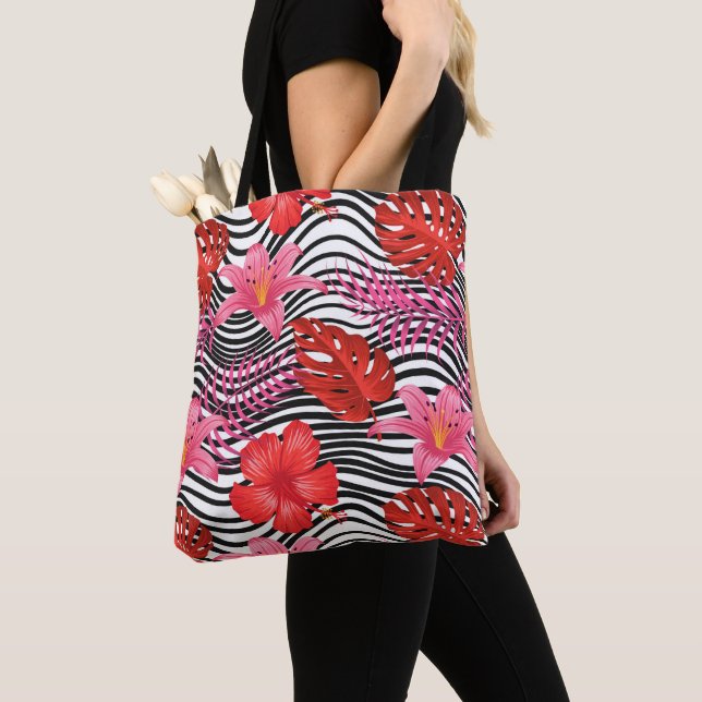 Palmas Tropicais de Tote Bag (Close Up)
