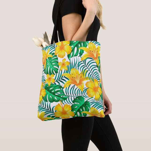 Palmas Tropicais de Tote Bag (Close Up)
